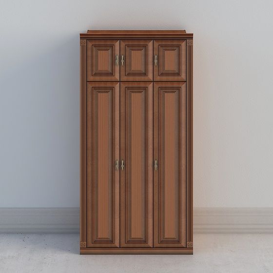 Charming 3D Wardrobe Model for Modern Interiors