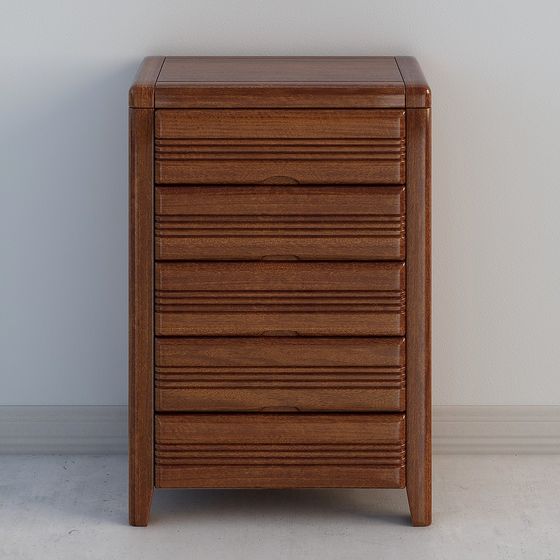 Vintage Storage Cabinet 3D Model for Creative Projects