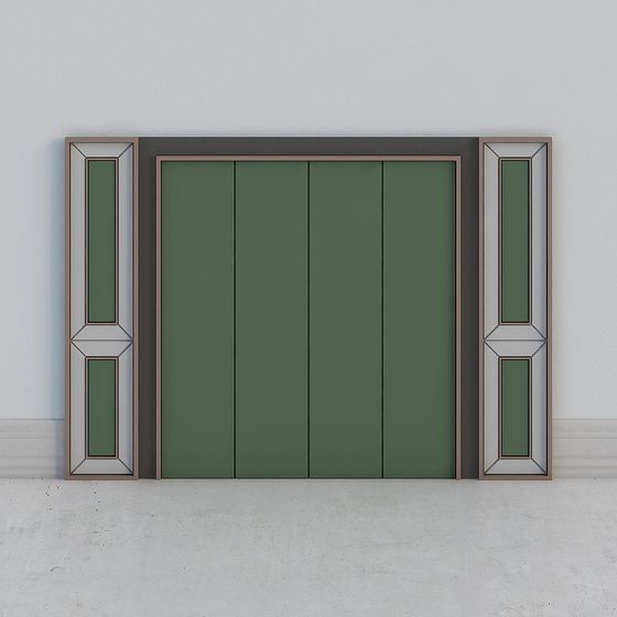 Urban Gate 3D model - Low Poly High Detail Design