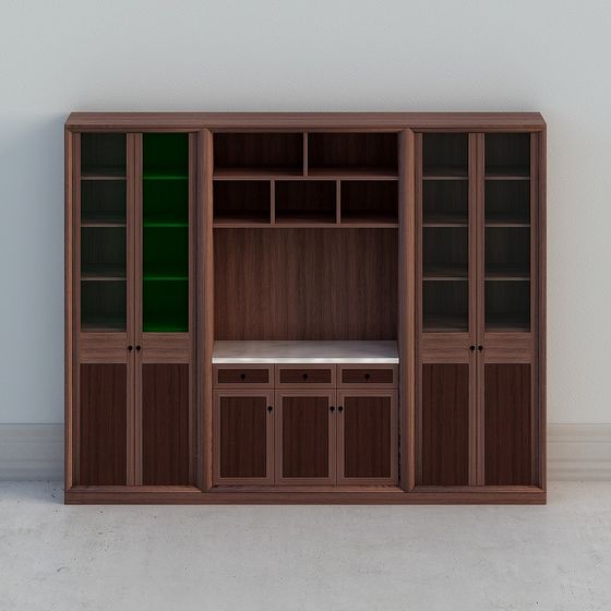 Urban Library 3D model for Modern Interiors