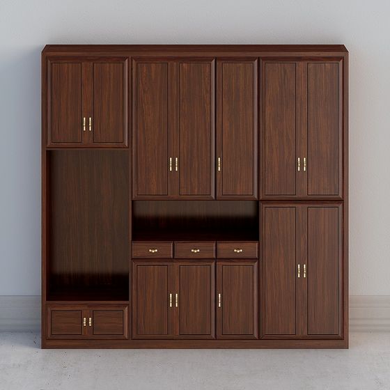 Stylish Low-Poly Furniture 3D Model