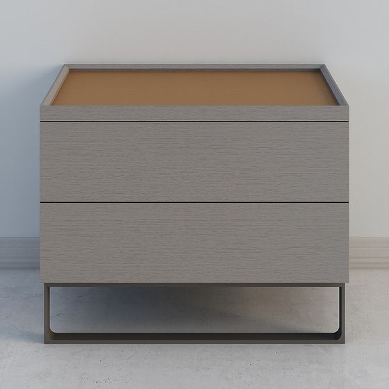 City Window Nightstand 3D model for Modern Spaces