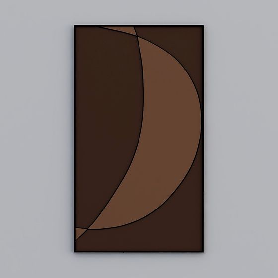 Abstract Curved Frame 3D model