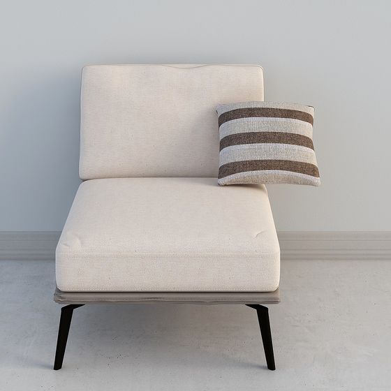Urban Comfort Chaise Lounge 3D model