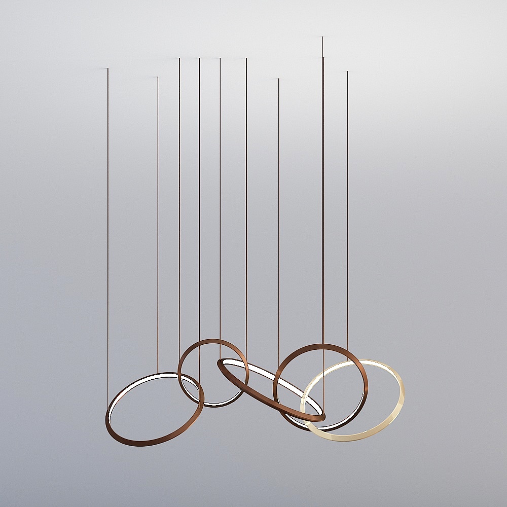 Hanging lamp combination