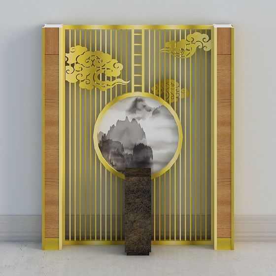 中華風仕切り仕切りスクリーン