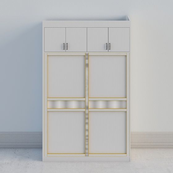 Stunning Modern Vintage Wardrobe 3D model
