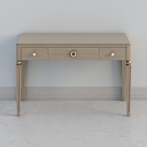 Linen Desk 3D model for Modern Spaces