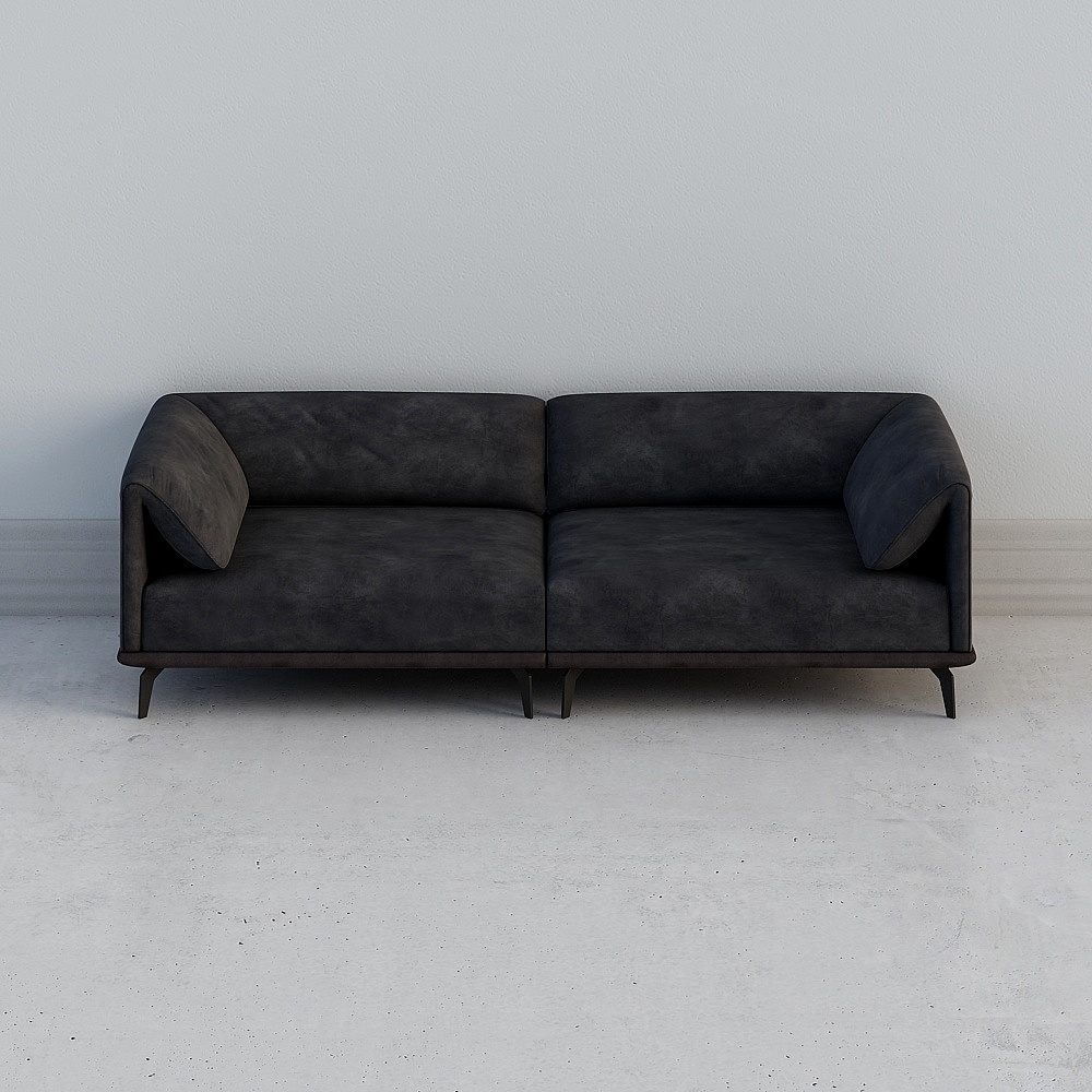 Morris Italian light luxury technology fabric sofa Nordic small family-type living room four people simple modern