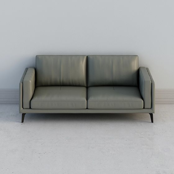 Modern Minimalist 3D Sofa Model