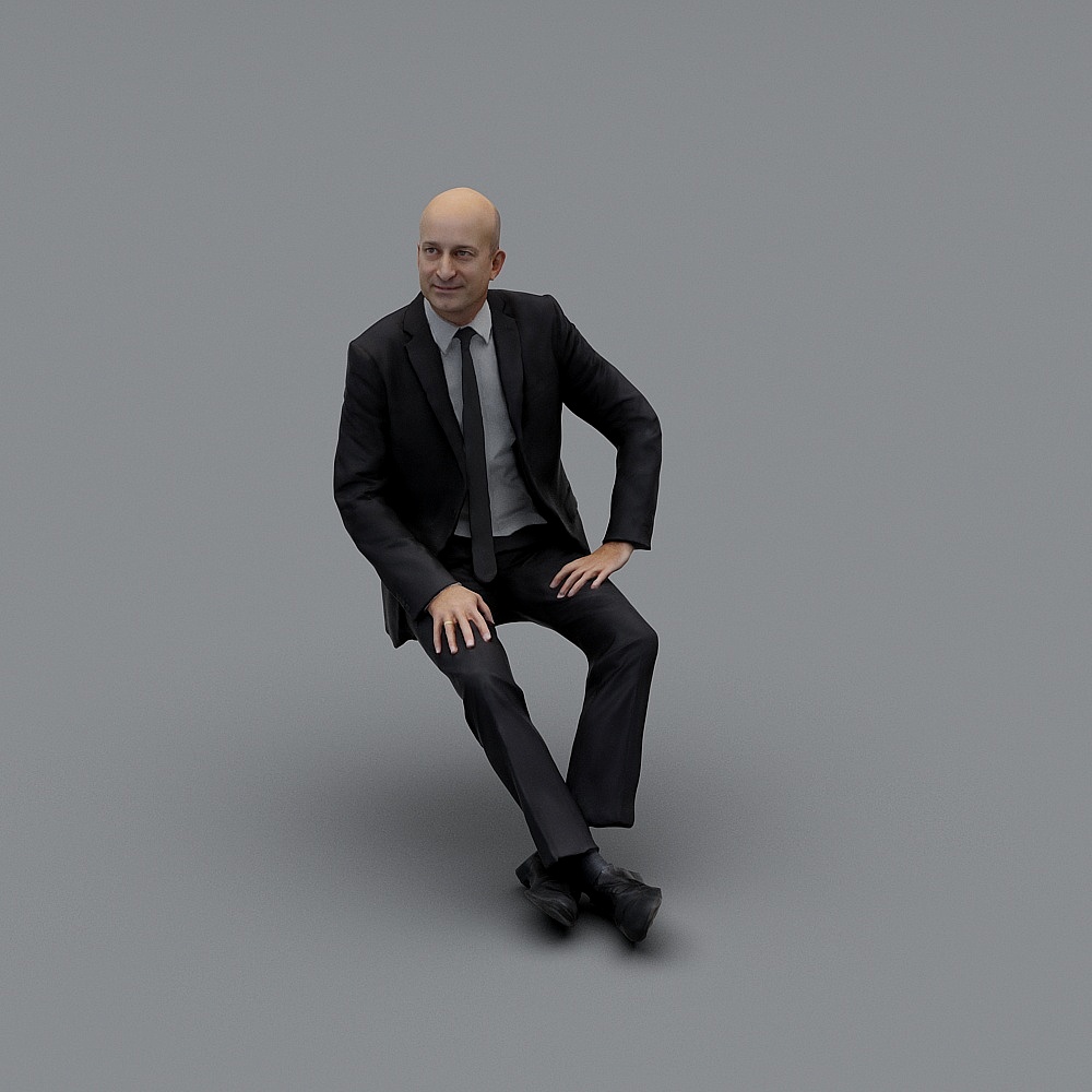 Sitting man-1