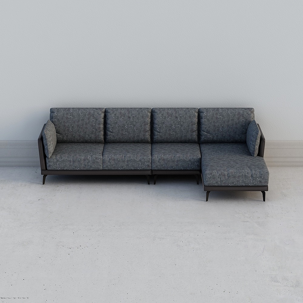 Yvonte Arnault Italian ins light luxury technology fabric sofa living room four L-type extremely simple modern