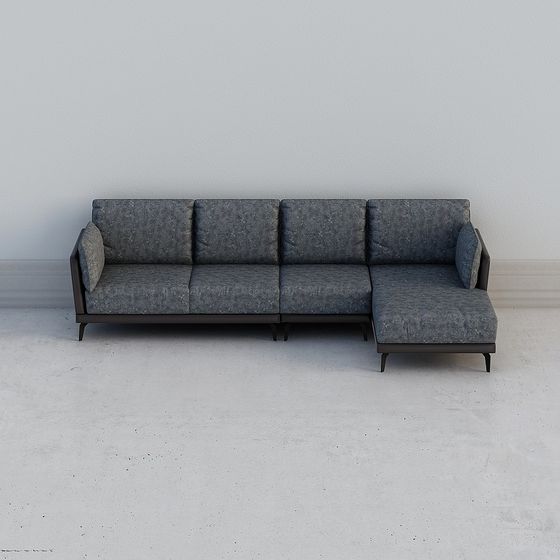 Urban Comfort 3D model Sofa for Modern Living