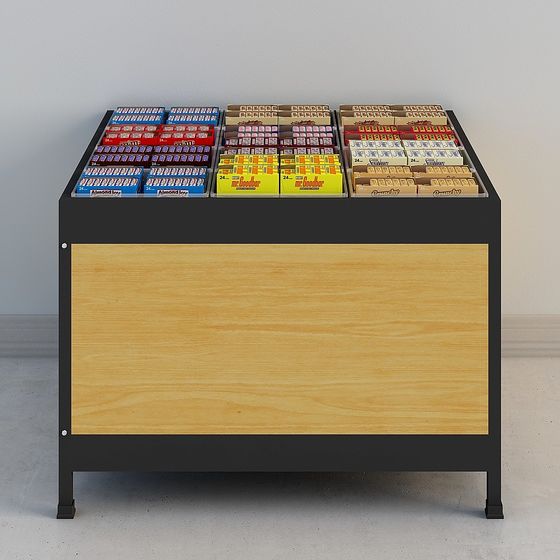 Colorful Candy Display Rack 3D model