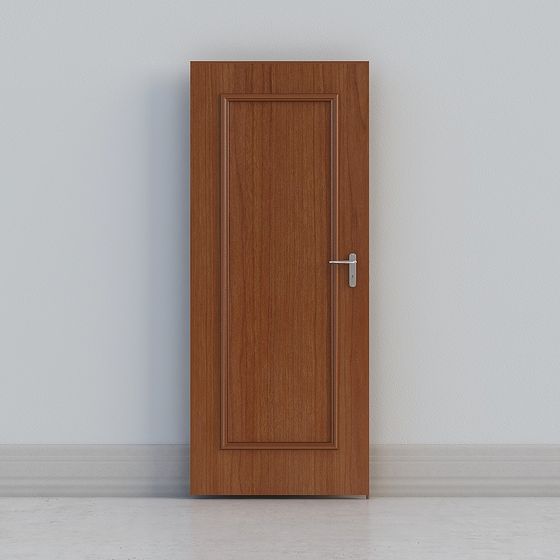 Stylish Low-Polygon 3D Door Model