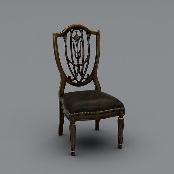 Victorian Elegance Chair 3D Model for Creative Projects