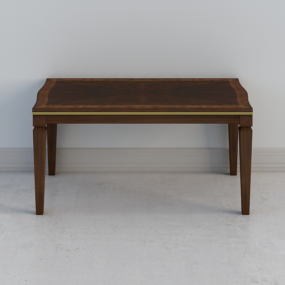 Simple Vintage Table 3D model