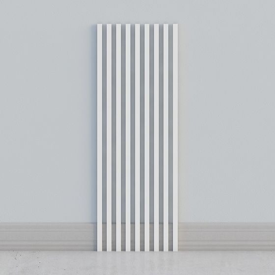 Striped Screen 3D model for Contemporary Spaces