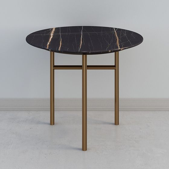 Elegant Round Table 3D model for Modern Interiors