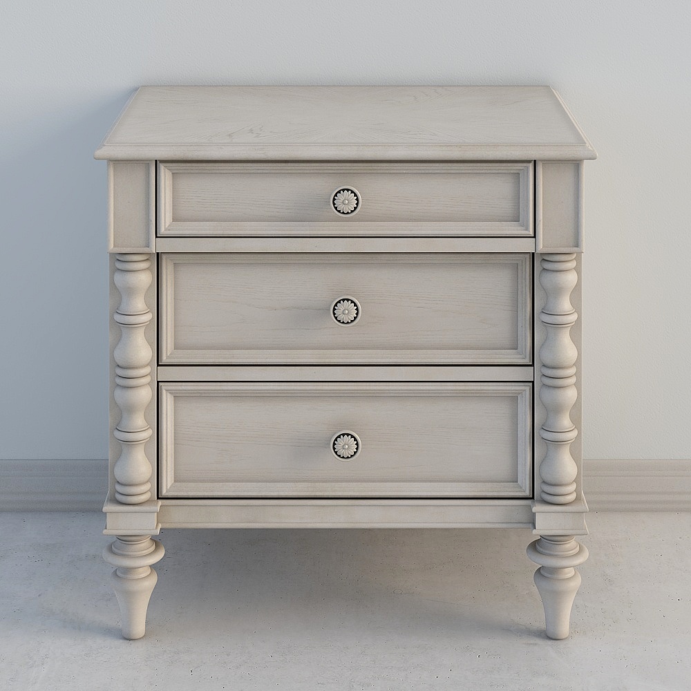 Uffein Art Elephant Nose Bay / Bàn đầu giường tân cổ điển Retro 059S-1