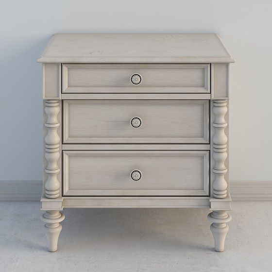 Uffein Art Elephant Nose Bay / Bàn đầu giường tân cổ điển Retro 059S-1