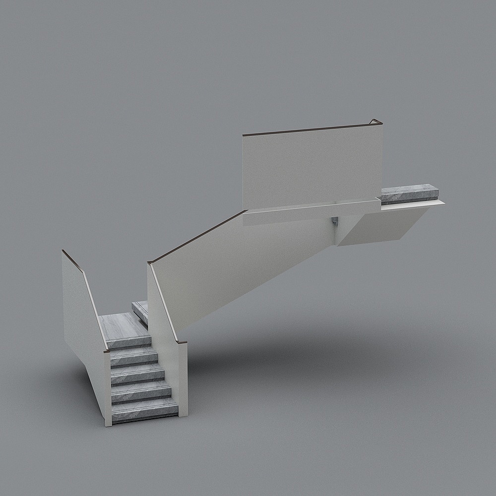 Modern U-shaped staircase 1