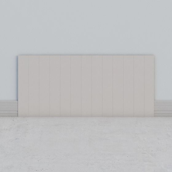 Modern Low-Poly Concrete Wall Panel 3D model