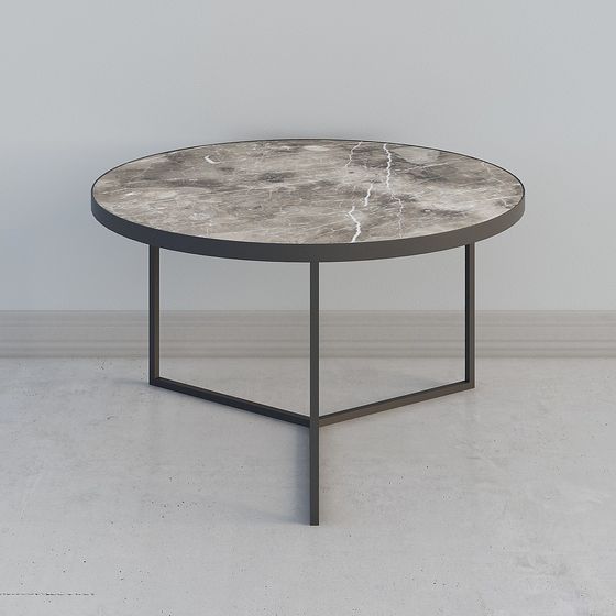 Elegant Round Table 3D model for Modern Spaces