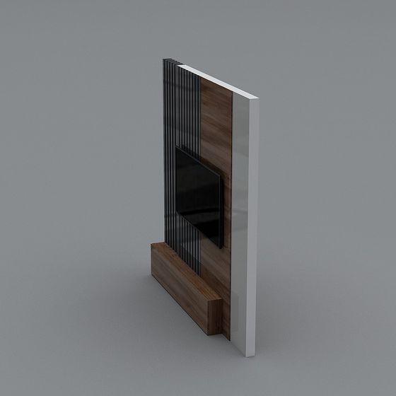 Chic Low-Poly 3D Model for Contemporary Interiors