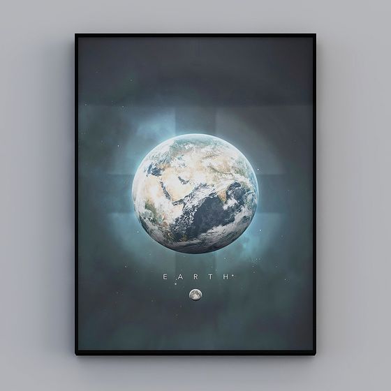 Beautiful Earth 3D model for Creative Designs