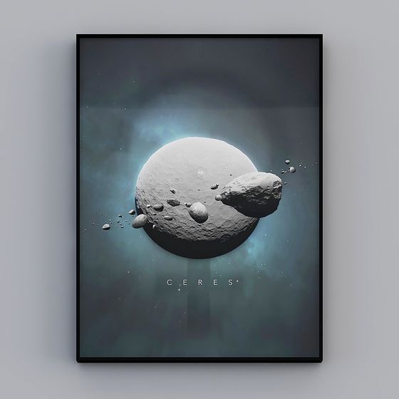 Ceres 3D model - Explore the Mysteries of Space