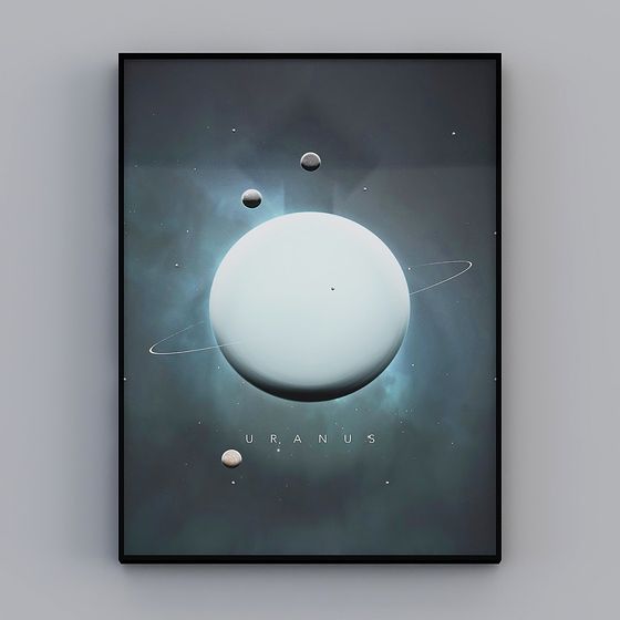 Uranus 3D Model - Explore the Mysteries of Space