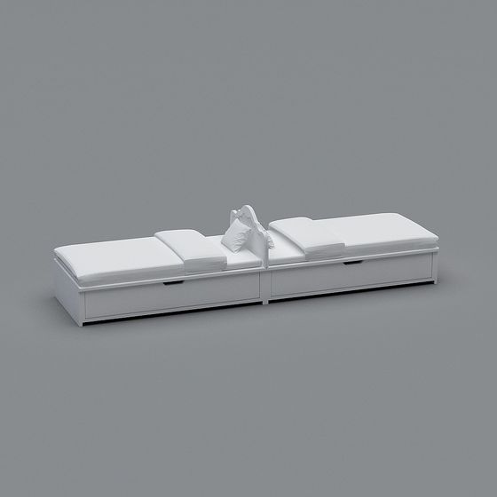 City Sofa 3D model - Modern Minimalist Design