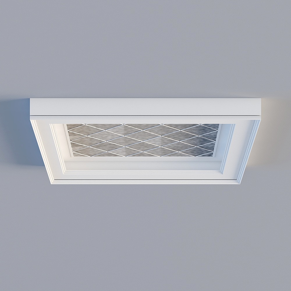 Elegant Ceiling Skylight 3D model