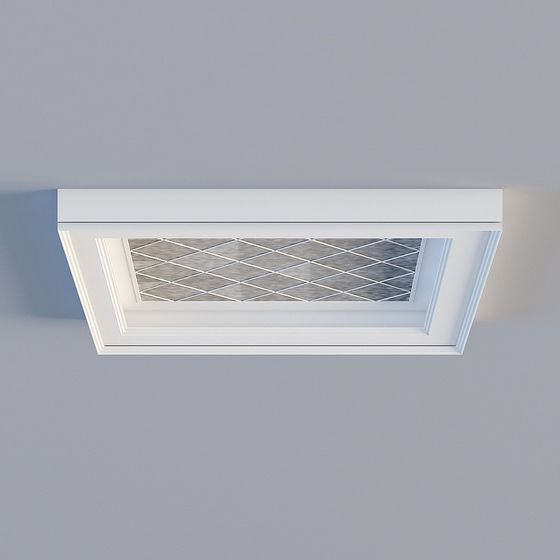 Stylish Ceiling Skylight 3D model for Creative Designs