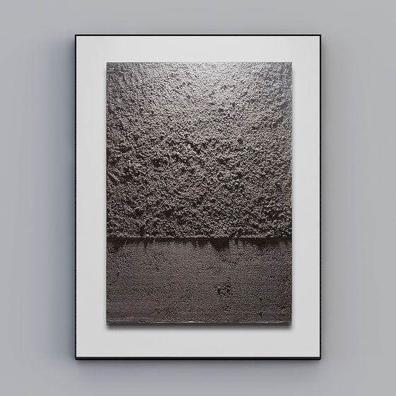 Low-Poly Concrete Texture Wall 3D model