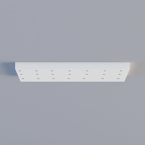 Modern Low-Poly Ceiling Light 3D model