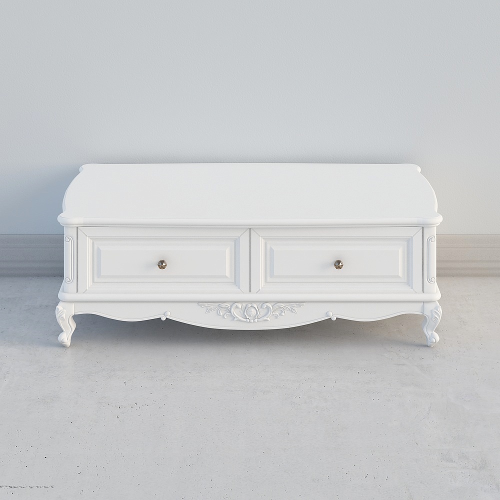 M-CJ-601 long coffee table white