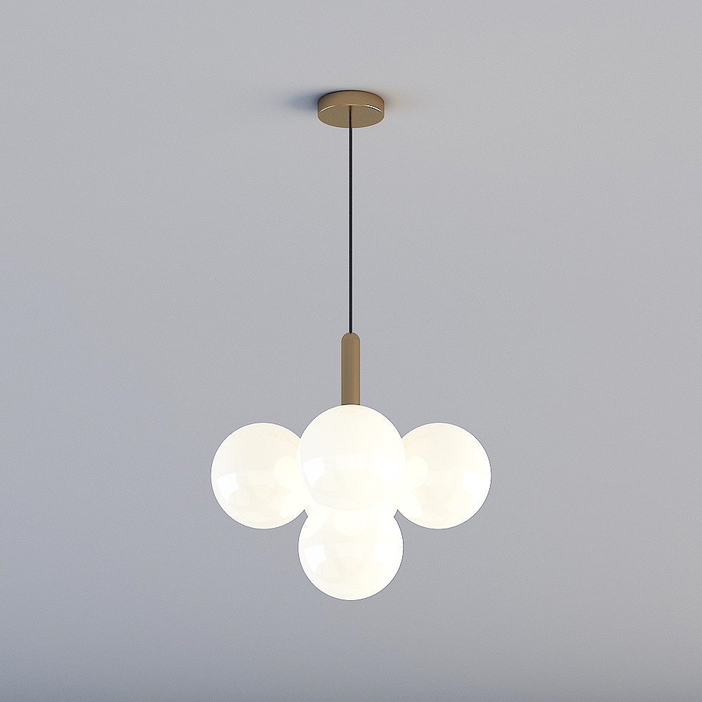 Sphere Harmony Pendant Light 3D model