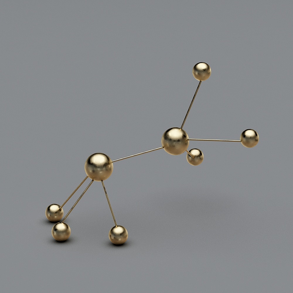 Molecular Structure 3D Model