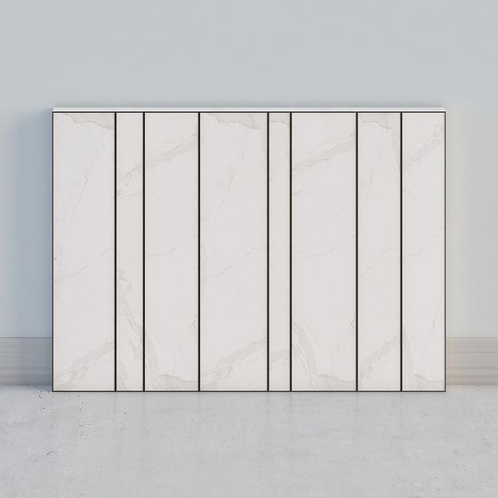 Elegant Marble Screen 3D model