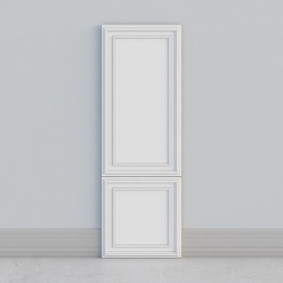 Stylish Low-Poly Door 3D model for Creative Projects