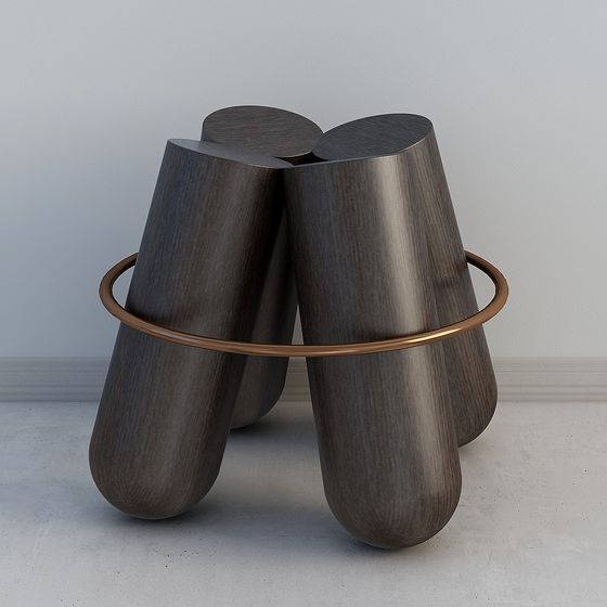 Fusion Stool 3D model for Creative Projects