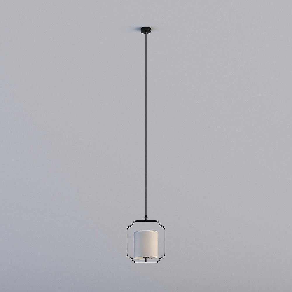 Il lampadario della camera da letto principale dell'edificio rosso