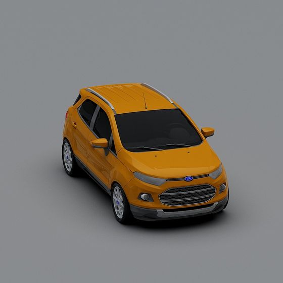 Stylish Ford EcoSport SUV 3D model