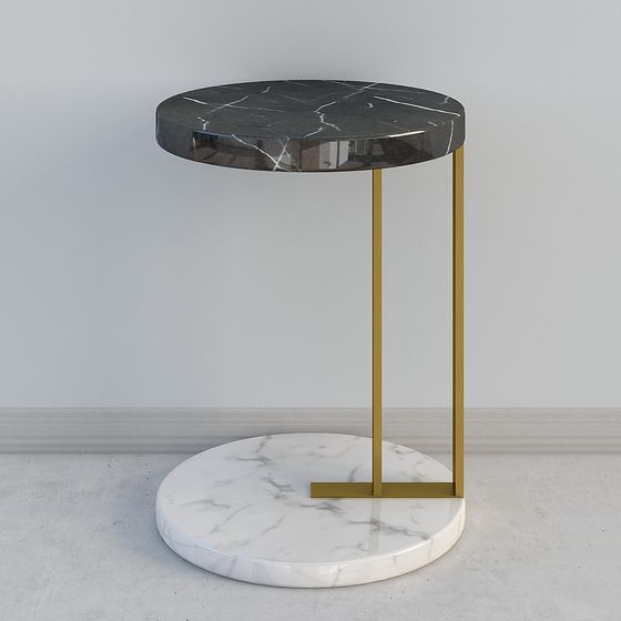 Elegant Round Table 3D model for Modern Aesthetics