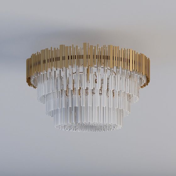Crystal Dance Chandelier 3D model