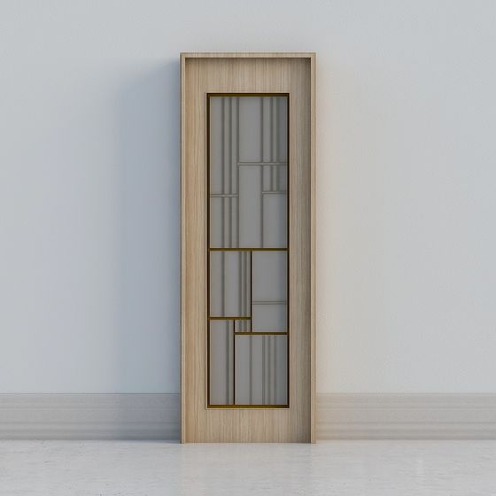 Modern Glass Door 3D model