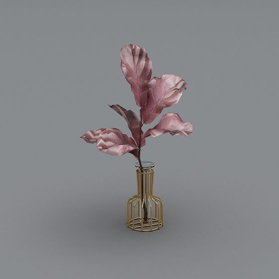 Elegant Vase 3D model with Low Polygon Design