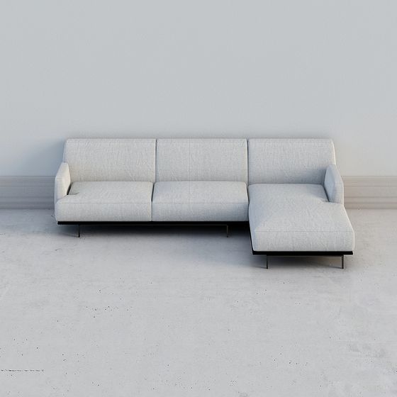 Urban Comfort 3D model Sofa for Modern Interiors